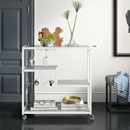 White Bar Carts You'll Love Wayfair